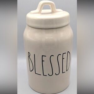 Rae Dunn blessed canister